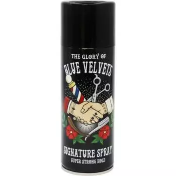 Спрей суперсильной фиксации BV SIGNATURE SPRAY 250 г Без отдушек Тип Regent Baba Blue Velvet Ultra Hard Set Power Shine Hard Set BLUE VELVET S