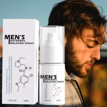 Спрей-усилитель для мужчин, эффективно продлевает время полового акта и усиливает комфорт 30 мл One Size
