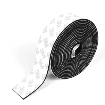 Sprenno Flat Rubber EPDM клейкая лента Толщина 2 мм x Ширина 30 мм Длина 3 м Материал губки Звукоизоляция Виброизоляция Эффект (Ширина 30