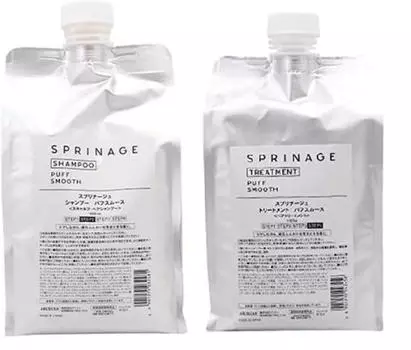 Sprinage Шампунь-пуховка для гладкости волос 1000 мл Лечебный пух для гладкости волос 1000 г