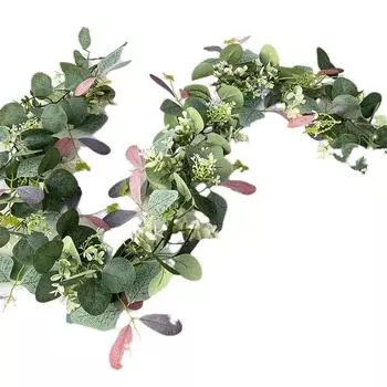 Spring 180CM Encrypted Simulation Eucalyptus Vine Eucalyptus Leaf Vine Vine Butterfly Vine