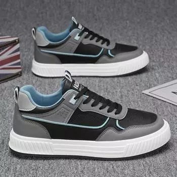Spring 2025 new men s shoes fashion casual single shoes Korean version of street men s board shoes versatile sports trendy shoes 39