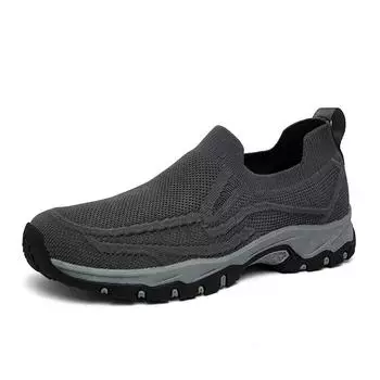Spring and Autumn 2024 men s casual sports shoes flat breathable comfortable non-slip walking large size loafers men s shoes 40