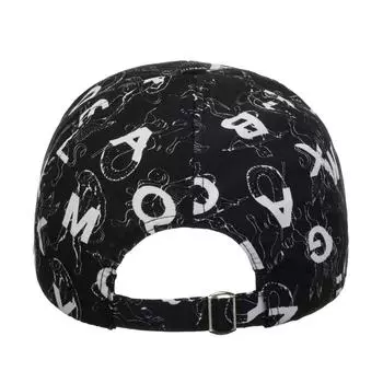 Spring and Autumn Alphabet Baseball Cap Outdoor Sunscreen Sun Cap Casual Trend Cap темно-коричневого