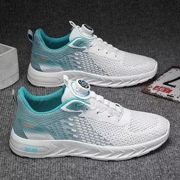 Spring and autumn campus style student running shoes, casual and versatile men s mesh breathable and wear-resistant sports shoes 39