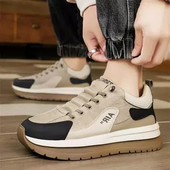 Spring and Autumn free lace-up thick-soled Forrest Gump shoes lazy casual retro sports young dad shoes 39
