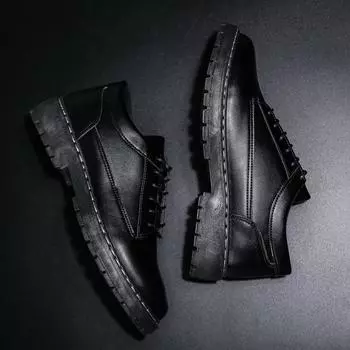 Spring and Autumn Latest Luxury Men s Business and Leisure Shoes with Lace up Shallow Mouth Work and Leisure Leather Shoes 39