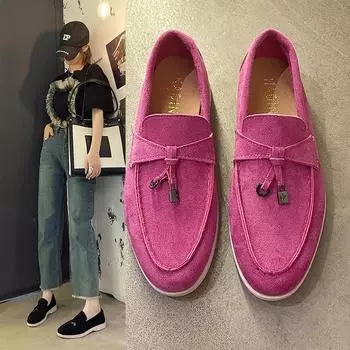 Spring and autumn loafers Women s flat casual shoes women walking shoes 36