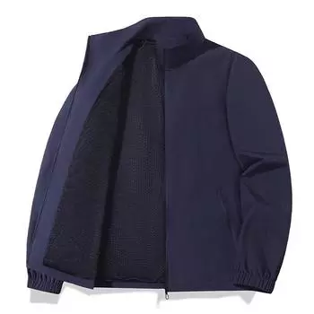 Spring and Autumn Men s Casual Jacket, Fashionable and Versatile Stand Up Collar Jacket, Large Size 8XL