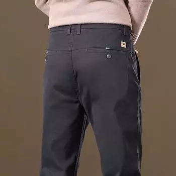 Spring and Autumn Men s Light Business Casual Pants Slim Straight Pants 28