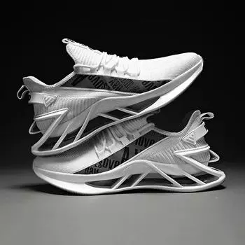 Spring And Autumn Men s Shoes Casual Height Increasing Blade Shoes Breathable Running Large Size Sneakers 40 красный