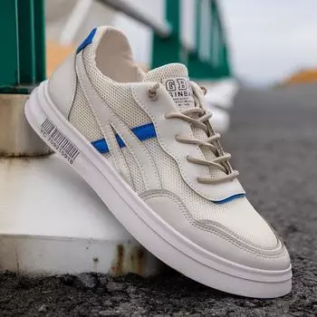 Spring and Autumn Men s Shoes Casual Mesh Versatile Sneakers Breathable Shoes Fashion Trend Low Top Board Shoes Men s Shoes 39
