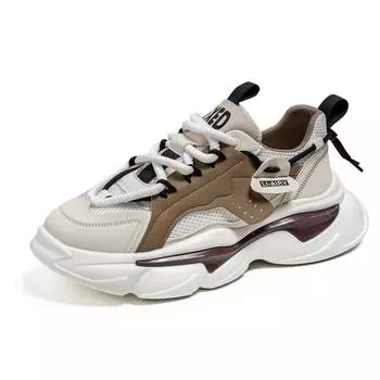 Spring and Autumn New Exquisite Men s Sneakers Teenage Student Thick soled Height Increasing Running Shoes Zapatos Para Hombres 39 хаки