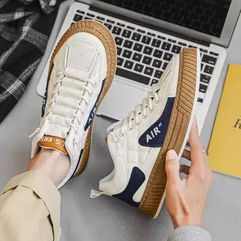 Spring and Autumn New Fashion Trend Board Shoes Teen Students Versatile Platform Wear-resistant Board Shoes Sports Casual Trend Shoes 39