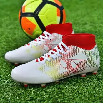 Spring and autumn new fly-woven socks men s football shoes low-cost sneakers children s professional training shoes men s 36