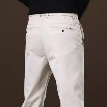 Spring and Autumn New Korean Slim Straight Trousers for Men 28