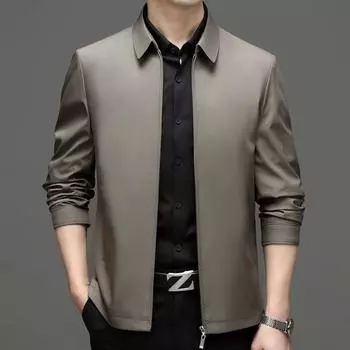 Весна и осень новый пиджак с лацканами мужская универсальная тонкая куртка мужская повседневная мужская одежда для пап M