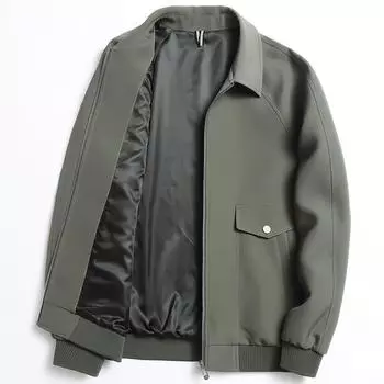 Spring and Autumn New Light Luxury Men s Lapel Work Jacket Thick Youth Slim Fit Versatile Trendy Jacket Men s Jacket M