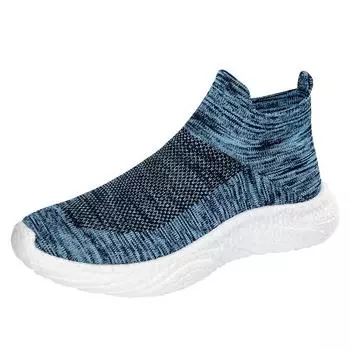 Spring and autumn new men and women high top casual sports shoes walking running fitness shoes mesh surface breathable 36