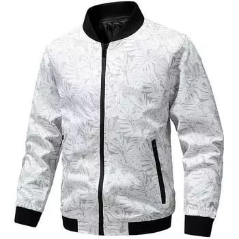 Spring and Autumn New Men s Jacket Trendy Slim Body Clothes Camouflage Stand Collar Youth Baseball Collar Jacket Men M