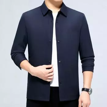 Spring and Autumn New Men s Jacket Business Casual Leadership Cadre Short Large Size Lapel Official Thin Jacket 170