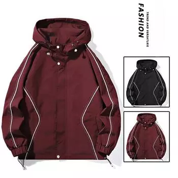 Весенне-осенняя новая водонепроницаемая и ветрозащитная штурмовая куртка зеленая универсальная уличная повседневная куртка для пары куртка для мужчин M