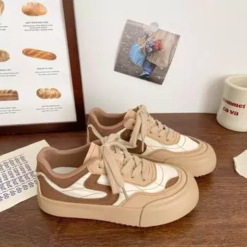 Spring and Autumn new women s shoes platform sports moral training breathable characteristics retro casual fashion single shoes trend Fo 35