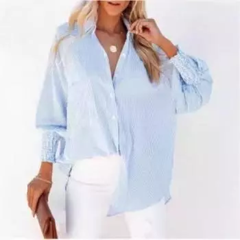 Spring And Autumn New Women S Versatile Long Sleeve Daily Business Commuter Elegant Comfort Sexy Bottom Shirt Top S серый