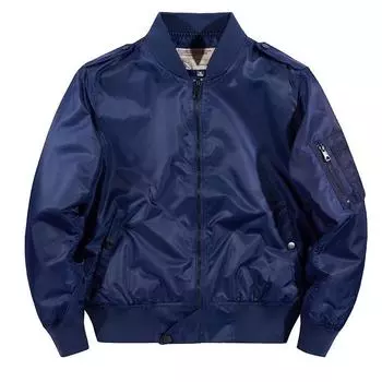 Весенне-осенняя куртка пилота, мужская бейсбольная майка, большой размер, свободная куртка для инструментов, мужской летный костюм ВВС M