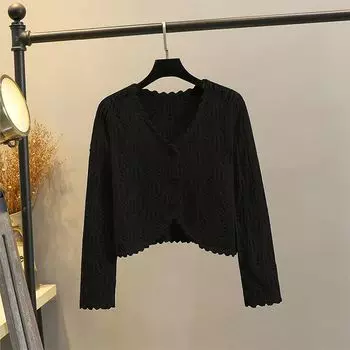 Spring and Autumn Skirt Small Coat Slim Looking Top Sweater