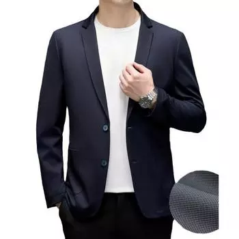 Spring and Autumn Suits Men s Casual Middle-aged High-level Business Casual Jackets Fashion Slim Small Suits M