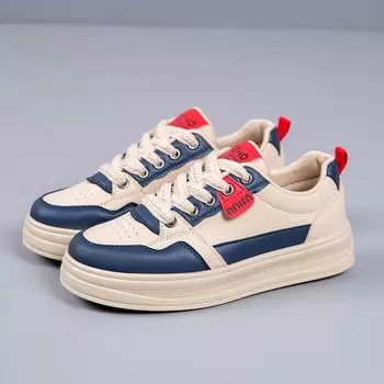 Spring and Autumn Versatile Soft-soled Women s Students Fashion Flat-soled Single Shoes Niche Sports Board Shoes 35