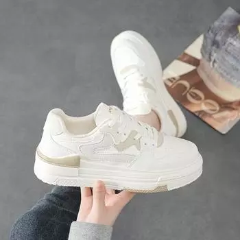 Весенняя и осенняя женская обувь, новые популярные универсальные туфли для занятий спортом и отдыха, маленькие белые туфли для женщин 35