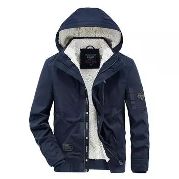 Spring and Autumn Youth Casual Zipper Removable Collar Green Loose Cotton Clothing M