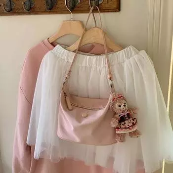 Spring and Summer Light Waterproof Nylon Oxford Cloth Dumplings with Single Shoulder Crossbody Bag for Women