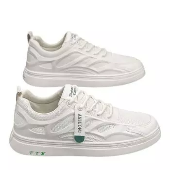 Spring and Summer New Breathable Mesh Men s Shoes Sports Board Shoes Youth Trend Versatile Lightweight Wear-resistant Casual Shoes 39