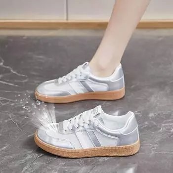 Весенне-летняя новая вулканизированная обувь, подходящая для занятий спортом на открытом воздухе, для бега в свободное время, модная дышащая женская обувь 35