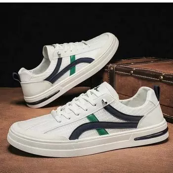 Spring and Summer New Wear-resistant Low Top Shallow Mouth Round Head Lace-up Leisure Sports High Quality Board Shoes 39