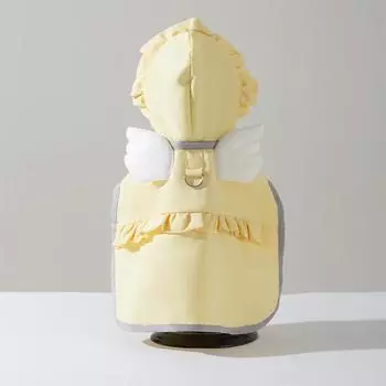 Spring and summer rainy days puppy dog raincoat out waterproof small dog out cape poncho supplies pet clothes S (recommended weight 3-3 kg)