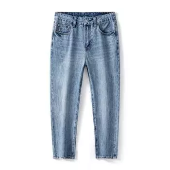 Spring and Summer Simple Cone Jeans Versatile Simple Jeans Men s Loose Trousers 28
