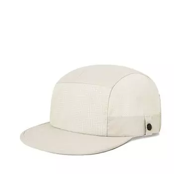Spring and Summer Sun-Proof Hat Lightweight Foldable Skullcap Non-Stuffy Sweat Short-Brimmed Peaked Cap Baseball Cap Camping Alpine Cap Beige White M(56-58cm)