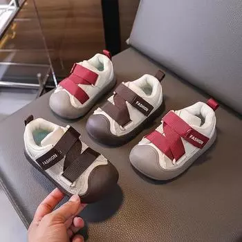 Весна Осень Детская Обувь Лоскутная Дышащая Обувь для Детей Девочек Школьная Мода Новые Мальчики Повседневные Кроссовки Мягкая Подошва 21 хаки