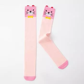 Spring Autumn Girls Cotton Over The Knee Long Lovely Stockings Cartoon Cartoon Kids Child Knee High Socks infant Baby Socks one size