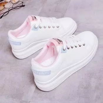 Spring Autumn Ladies Footwear Korean Comfortable and Elegant Offers Trends 2024 Women s White Shoes On Sale Fashion Cheap 39 A H 35