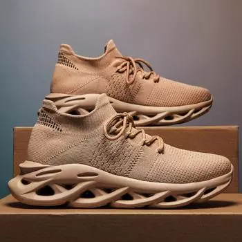 Spring Autumn Men s Mesh Casual Walking and Running Shoes Breathable Flat Sports Tennis Shoes for Men Popular Tenis Para Hombre 39