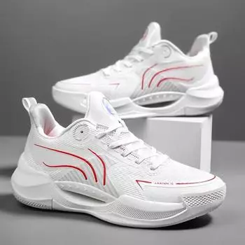 Spring/Autumn Men s Wear resistant and Shock Absorbent Rubber Bottom Sports Ball New High quality Fashion Versatile Casual Shoes 36 белый