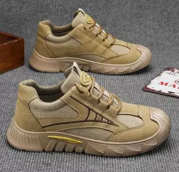 Spring autumn new men s durable daily casual shoes, anti-slip sports casual men s shoes M986 39 хаки
