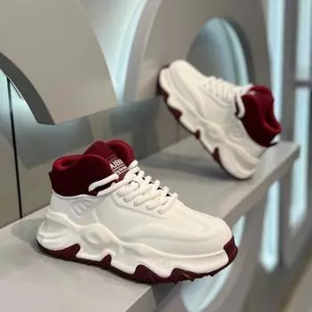 Spring Autumn New Men s Thick Sole Elevated Casual Shoes Comfortable and Breathable Sports Running Shoes Men s Vulcanize Shoes 39