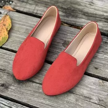 Spring Autumn Shoes for Women Comfortable Casual Slip on Flats Plus Size 36-43 Loafers Non-slip Zapatos De Mujer Women Shoes 36