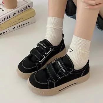 Spring Autumn Women s Vulcanize Shoes Fashion Breathable Thick Bottom Design Sneakers Girls Platform Canvas Casual Flat Shoes 35